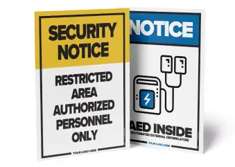 Facility Safety Signs Graphic