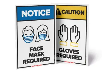 Personal Protection (PPE) Safety Signs Graphic