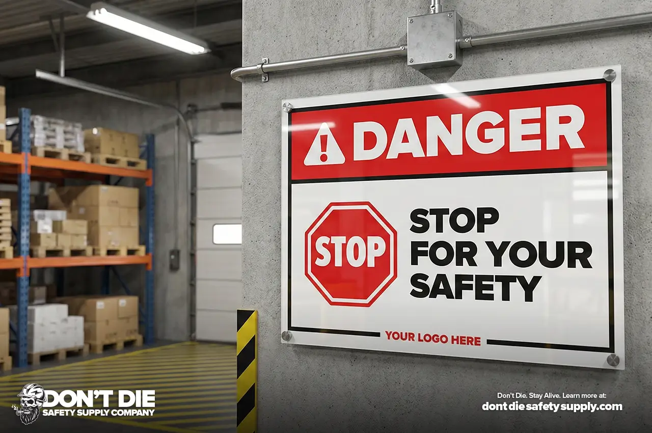 Workplace Stop and Danger Sign (Facility)