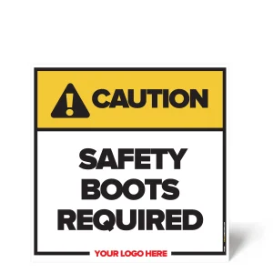Safety Boots Required Safety Sign