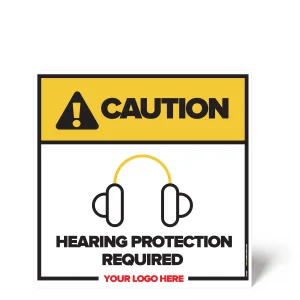 Hearing Protection Required Safety Sign