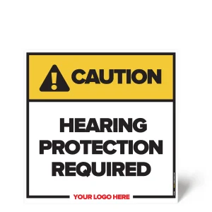 Hearing Protection Required Safety Sign