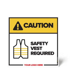 Safety Vest Required Safety Sign