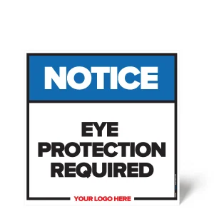 Eye Protection Safety Sign