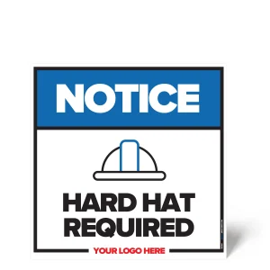 Hard Hat Required Safety Sign