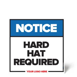 Hard Hat Required Safety Sign