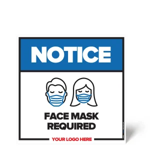 Face Mask Required Safety Sign