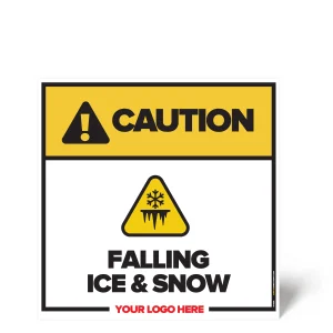 Falling Ice & Snow Safety Sign