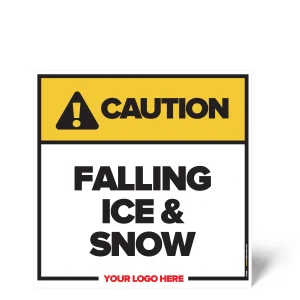Falling Ice & Snow Safety Sign