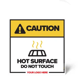 Hot Surface Safety Sign