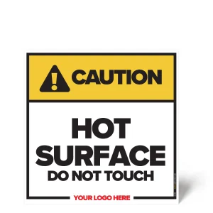 Hot Surface Safety Sign