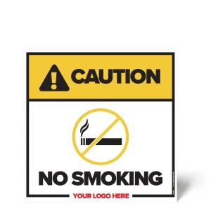 No Smoking Safety Sign
