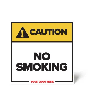 No Smoking Safety Sign