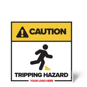Tripping Hazard Safety Sign