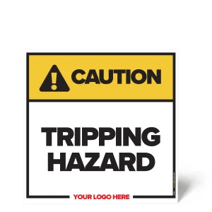 Tripping Hazard Safety Sign
