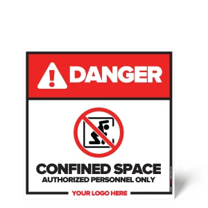Confined Space Safety Sign