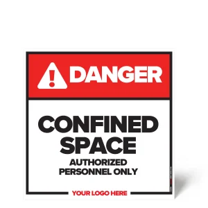 Confined Space Safety Sign