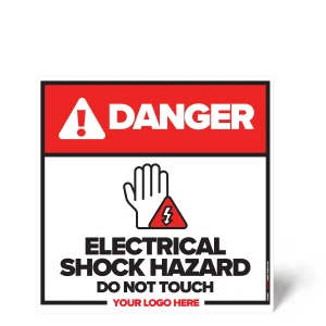 Electric Shock Hazard Safety Sign