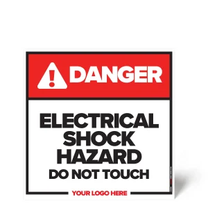Electric Shock Hazard Safety Sign