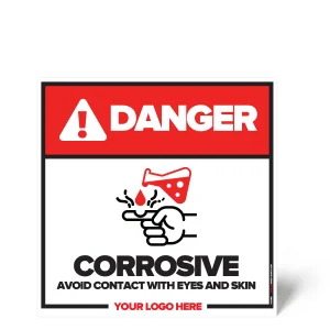 Corrosive Safety Sign