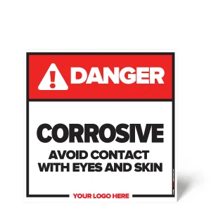 Corrosive Safety Sign