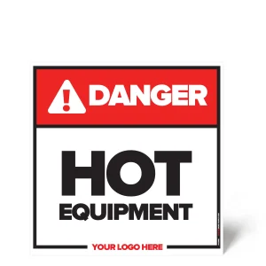 Hot Equipment Safety Sign
