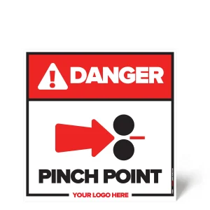 Pinch Point Safety Sign