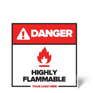Highly Flammable Safety Sign