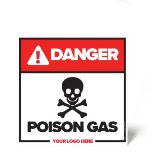 Poison Gas Safety Sign