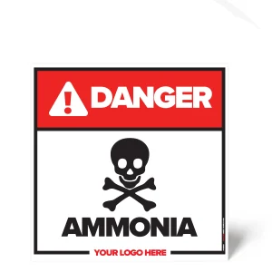 Ammonia Safety Sign