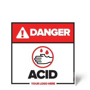 ACID Safety Sign