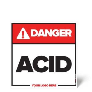 ACID Safety Sign