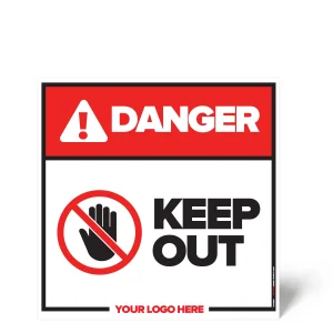 KEEP OUT Safety Sign