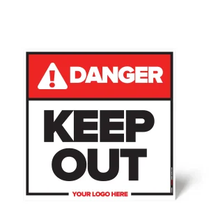 KEEP OUT Safety Sign