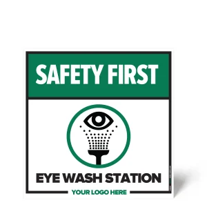 Eye Wash Station Safety Sign