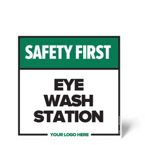 Eye Wash Station Safety Sign