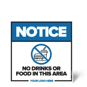 No Food Drink Sign