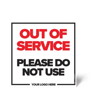 Out of Service Sign