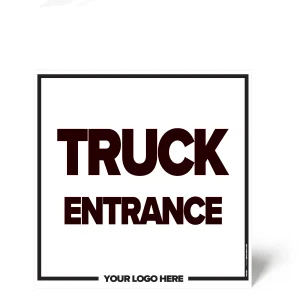 Truck Entrance Sign