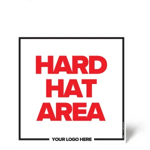Hard Hat Area Sign