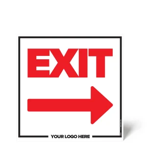 Exit (Right) Sign