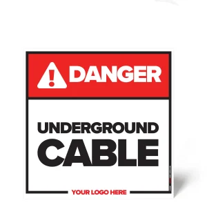 Underground Cable Safety Sign
