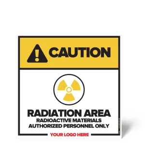 Radiation Area Safety Sign